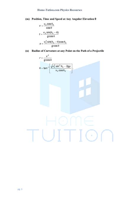 Projectile Motion Formula 的图像结果
