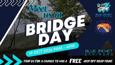 Jeep Jam with Blue Jacket at Bridge Day!, 115 E Maple Ave, Fayetteville ...