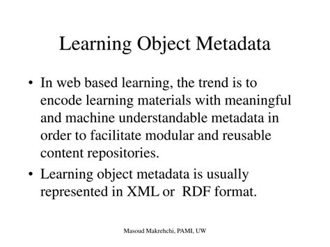 Image result for Learning Object Metadata Schema