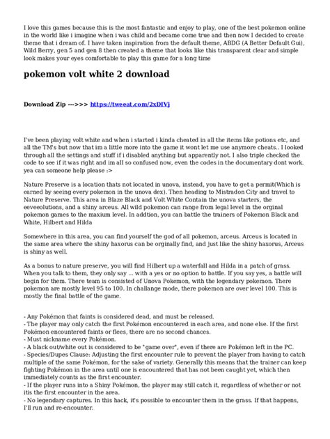 Fillable Online Why PokeMMO is by far THE BEST Pokemon Game in ... Fax ...