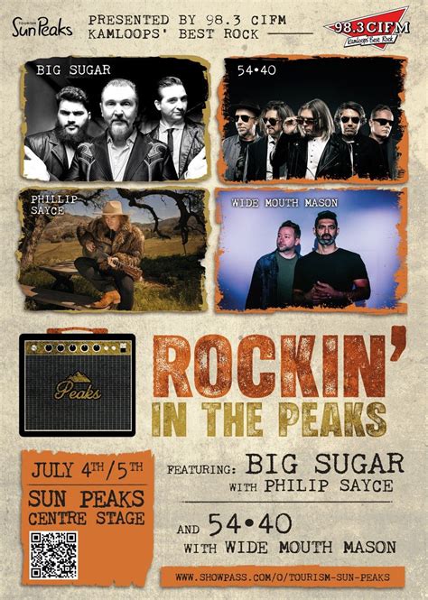 ROCKIN IN THE PEAKS 2025, Sun Peaks Resort, Sorrento, 4 July 2025 ...
