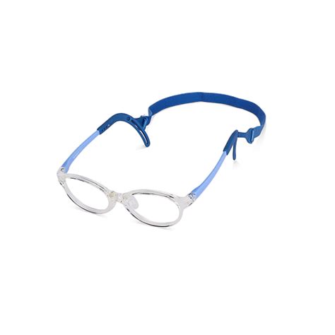 Buy Kids Glasses: Transparent Sky Blue Full Rim Oval Kids 8-12 yrs ...