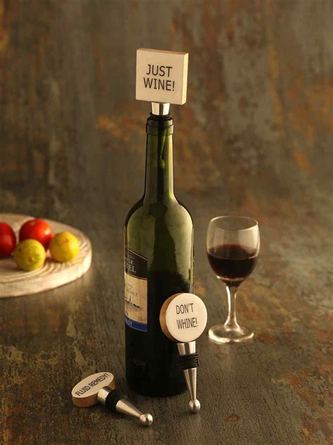 Wine Stoppers - Quirky Captions Set of 3 – Revive Home