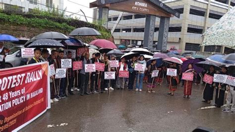 Five major Naga tribes rally across state demanding job reservation ...