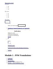 Image result for PSW Foundation Module 2 Test Answers