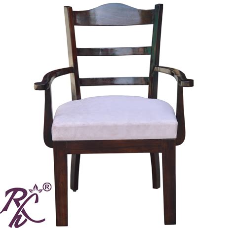 Solid Wood Arm Chair Cushion Top for Living Room - RAJ HANDICRAFT