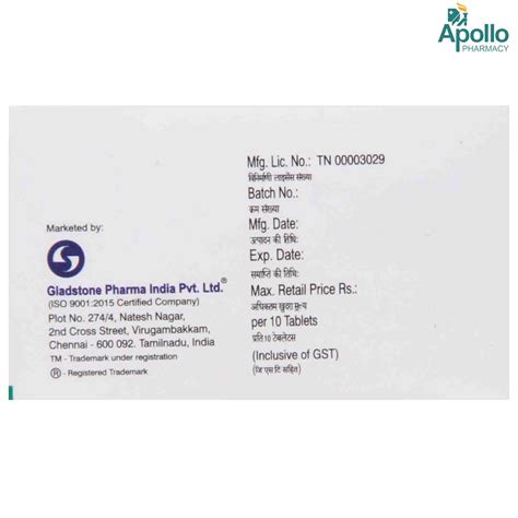 Gabastone-100 Tablet | Uses, Side Effects, Price | Apollo Pharmacy