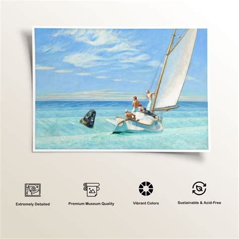 Ground Swell 1939 Painting & Wall Art Print by Edward Hopper - Dessine Art