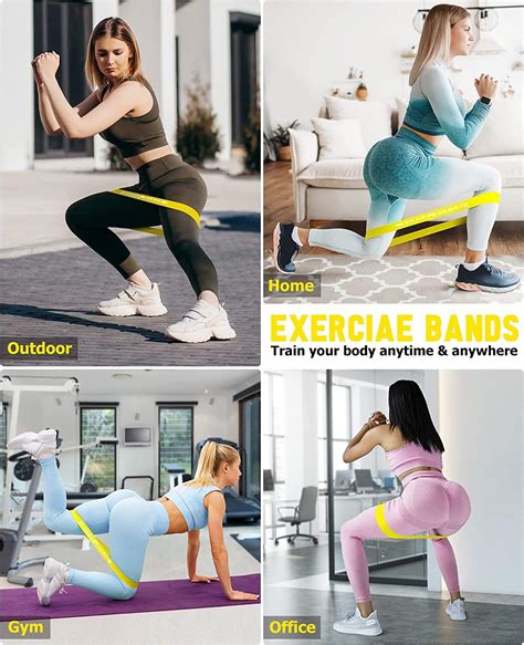 Resistance Bands for Legs and Booty - Exercise Bands Set for Women/Men ...