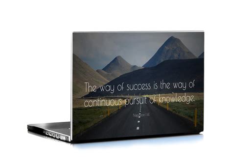 ISEE 360® Laptop Skin Cover Laminated Napoleon Life Quotes Stickers ...
