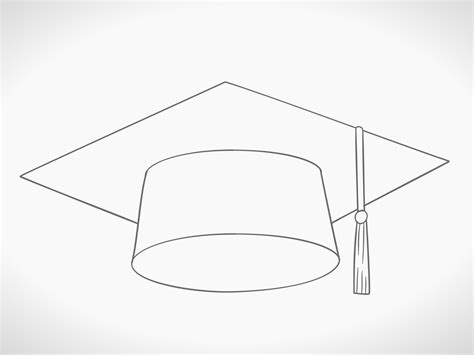 Graduation Cap Drawing Simple 的图像结果