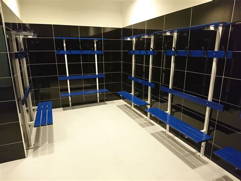 Locker room bench - S36057 - SODEX SPORT - contemporary / steel / wall ...