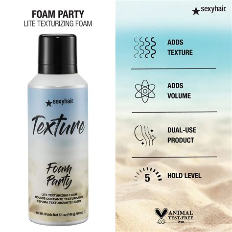 Sexy Hair Texture SexyHair Foam Party - Planet Beauty