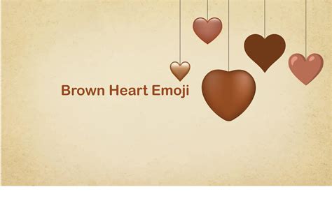 Brown Heart Emoji 🤎 - ️Copy And Paste 📋 - Heatfeed