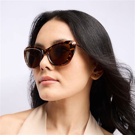 Buy Twenty Dresses by Nykaa Fashion Brown Animal Print Thick Rim Cat ...