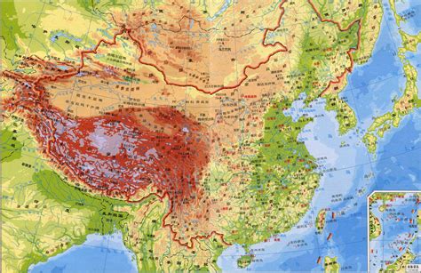 画出中国主要地形图（四大高原、盆地、三大平原、三大丘陵）并标出主要经纬线_百度知道