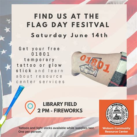 Visit us at the Flag Day Festival - City of Woburn