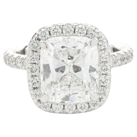 Antique Cushion Cut Diamond Engagement Ring at 1stDibs | antique ...