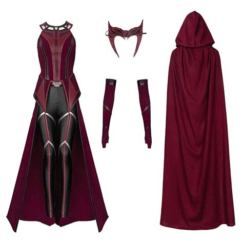 Scarlet Witch Wanda Maximoff Costume for Halloween Cosplay