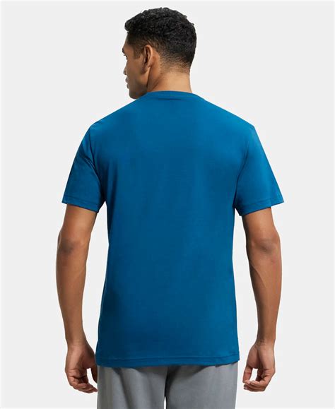 Buy Super Combed Cotton Rich Round Neck Half Sleeve T-Shirt - Seaport ...