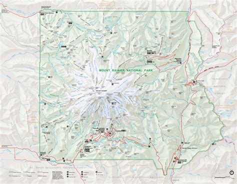 Mount Rainier Maps | NPMaps.com - just free maps, period.