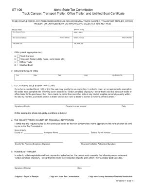 Fillable Online ST-108 Fax Email Print - pdfFiller