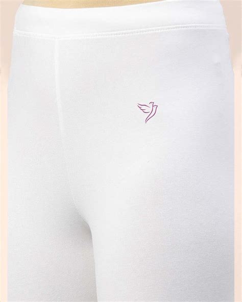 Pearl white capri legging
