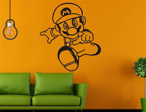 Wall Guru Super Mario Wall Decal and Wall Sticker Size(59 * 66) cm ...