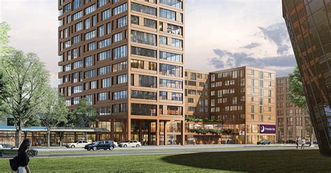 1. Preis : „Premier Inn“ - Bürohochhaus und Hotel am Hauptbahnhof ...