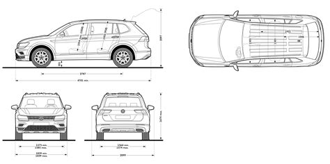 Width Of Volkswagen Tiguan