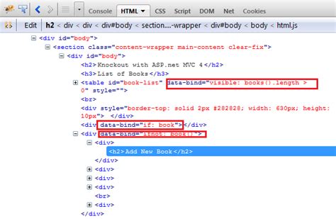 Debug Knockout.js in Visual Studio 的图像结果