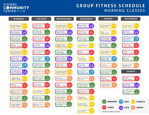 Group Exercise Classes - Fishers Community Center