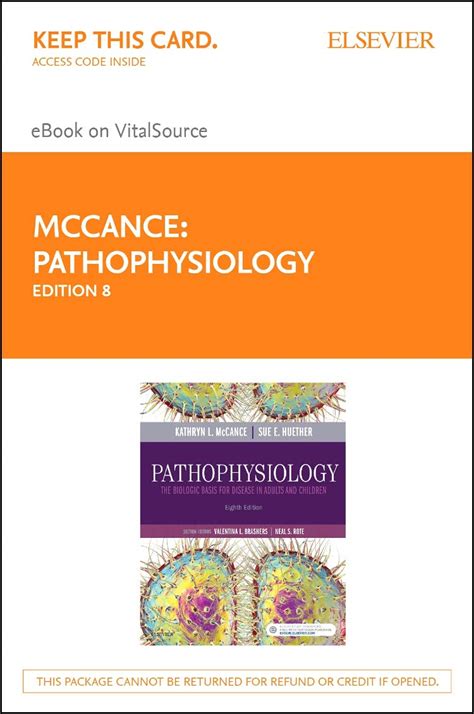 Buy Pathophysiology Elsevier Ebook on Vitalsource Retail Access Card ...
