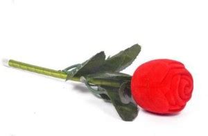 PS CREATIONS Good Quality Ring Rose Flower Ring Case Gift Box Jewellery ...