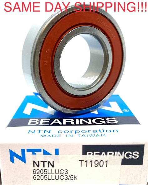6205RS NTN Deep groove ball bearing 6205-LLU C3 - 25x52x15 mm 6205 2RS ...