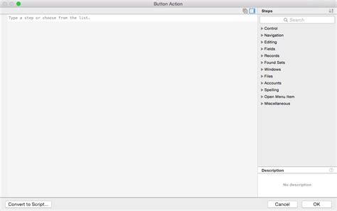 Image result for FileMaker Pro 19 Button Menu