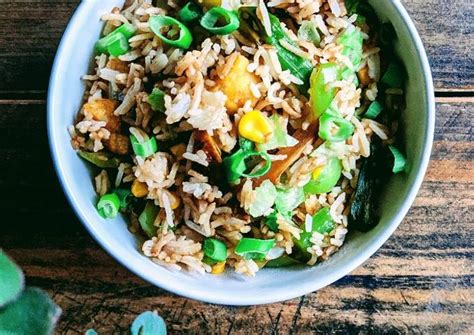 Thai Fried Rice with Raw Banana Recipe by Kavita Ns - Cookpad