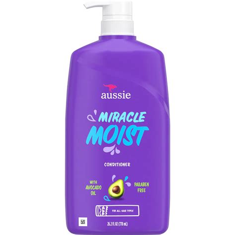 Aussie Miracle Moist Conditioner - Avocado & Jojoba Oil, 26.2 oz | Joe ...