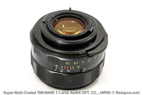 Обзор Super-Multi-Coated TAKUMAR 1:1.8/55 ASAHI OPT. CO., JAPAN | Радожива