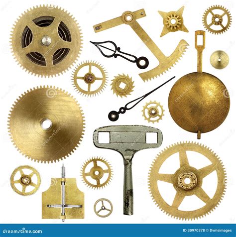 Old Clock Parts stock photo. Image of clock, gears, retro - 30970378