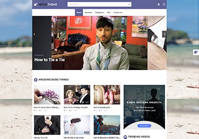 MOTO THEME 3.0 - Sales Page