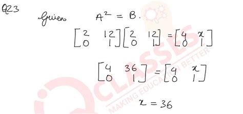 Class10 ICSE Maths Important Questions Chapter Matrices