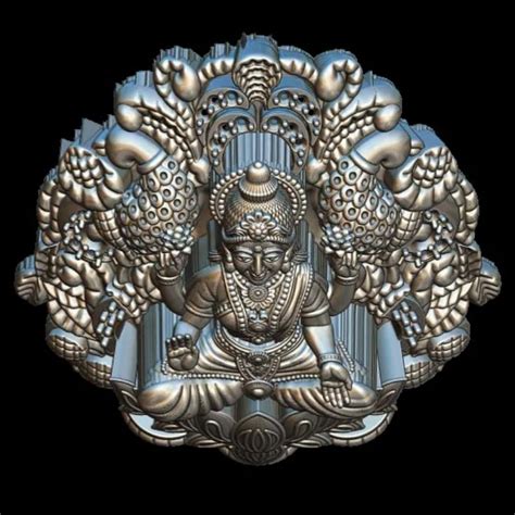 Lakshmi Devi 3D Print Model | Intricately Designed STL File