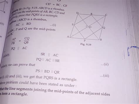 show that a quadrilateral formed by joining the mid points of the ...