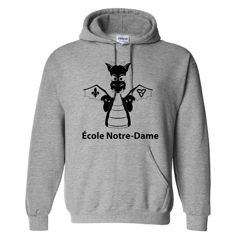 Notre-Dame Hoodie – One Colour Print – Store – West End Sports