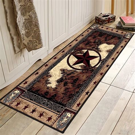 Amazon.com: Western Rugs for Bedroom Western Runner Rug 2x6,Texas Star ...