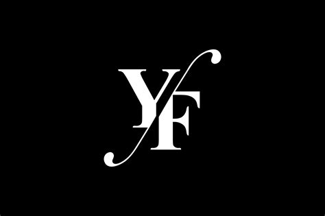 YF Monogram Logo Design V6 Illustration par Greenlines Studios ...