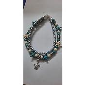 Buy Shining Diva Fashion Silver Plated Anklet for Women (Multi-Colour ...