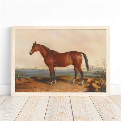 Lexington Famous Race Horse and Nineteenth Century Stallion - Vintage Painting - Etsy