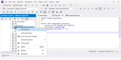 Image result for SQL Schema Code Examples